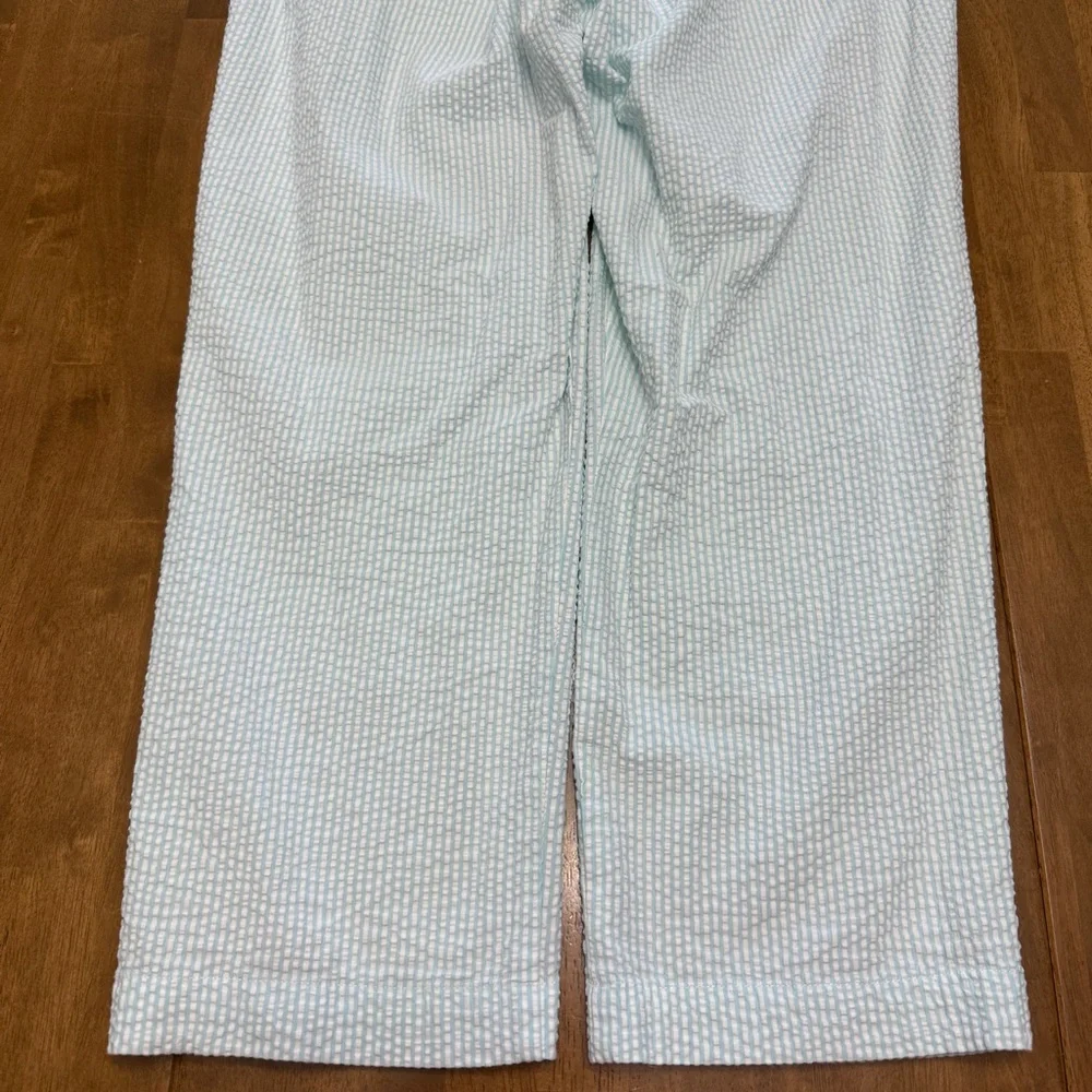 Pendleton seersucker pants womens 10 striped preppy beach coastal cruise‎ resort